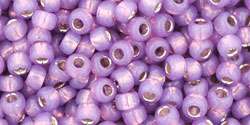 Toho 8/0 ezüst közepű milky amethyst 10 g