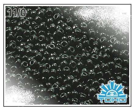 Toho 11/0 telt fekete 10 g (49)