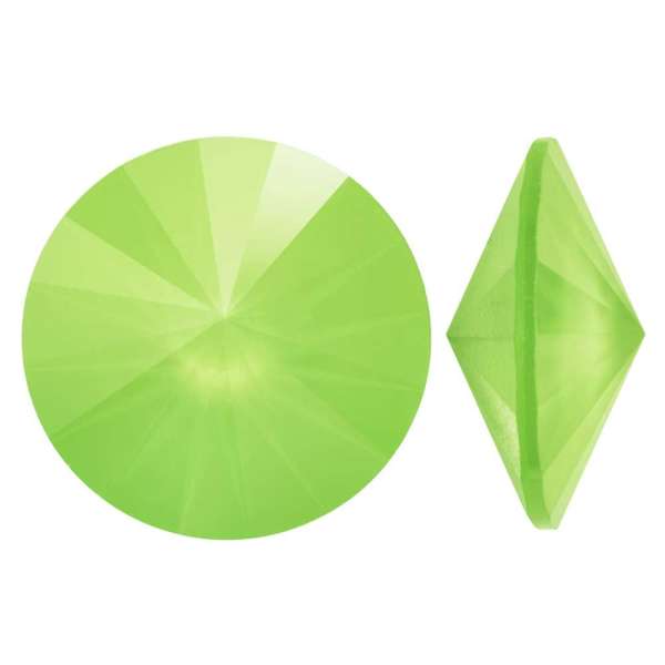 sw rivoli crystal lime 14 mm