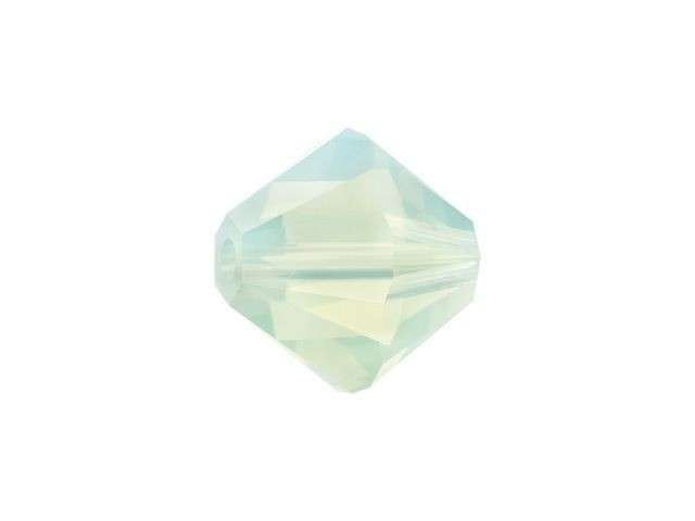 bicone 3 mm: chrysolite opal