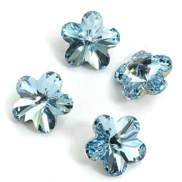4744 virág 10 mm aquamarine
