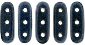 beam gyöngy 10 x 3 mm metallic suede dark blue 10 db