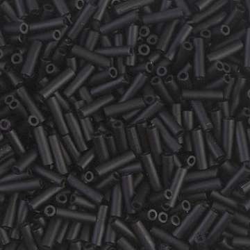 Miyuki szalmagyöngy 6 mm telt matt fekete 5 gr