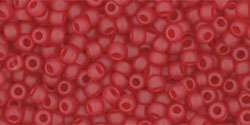 Toho 11/0 transparent frosted ruby 10 g (5cf)