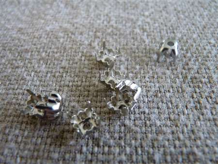 fűzhető foglalat 6x6 mm