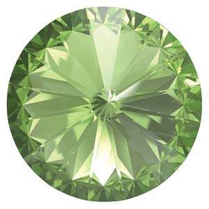 preciosa rivoli peridot 14 mm