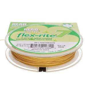 flex-rite 0,45 mm metallic satin gold 1 m