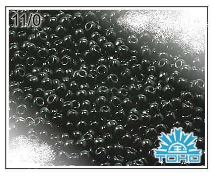 Toho 11/0 telt fekete 10 g (49)