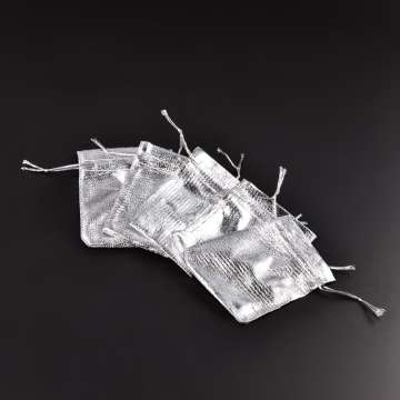 organza tasak: ezüst kicsi